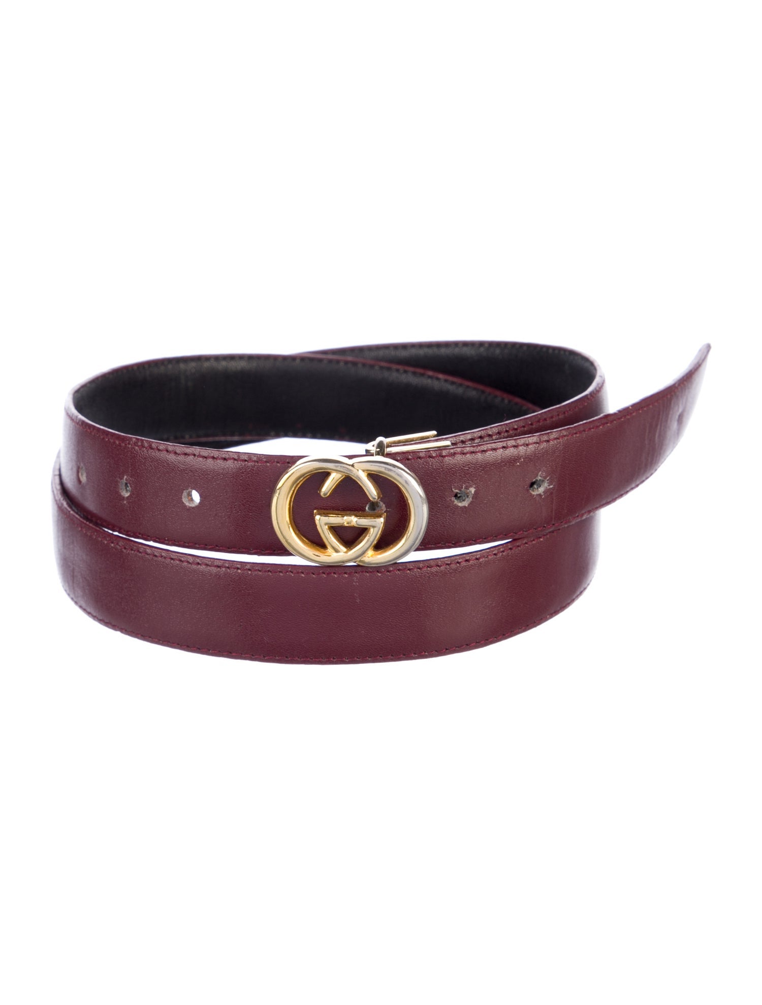 Gucci Vintage Interlocking G Logo Belt